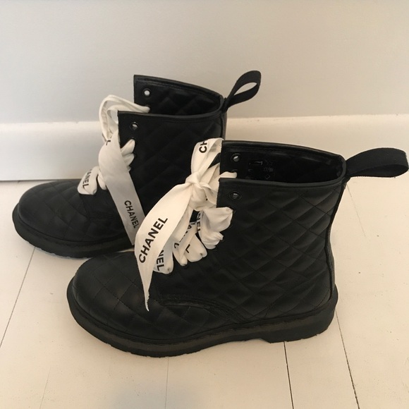 Chanel doc marten boots Clearance